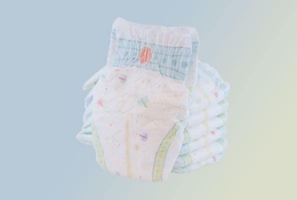 Ultra Soft and High Loft Non Woven Fabric for diapers, infant care
